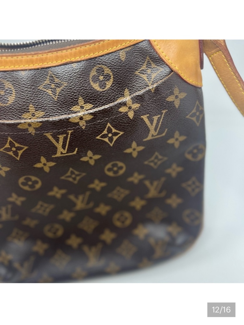 Louis Vuitton Odeon PM Monogram Canvas Crossbody with Vachetta Trim - Picture 8 of 15